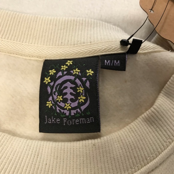 Jake Foreman Elements As Consciou Sweatshirt Women’s Size M Color Beige Pullover - Picture 5 of 16